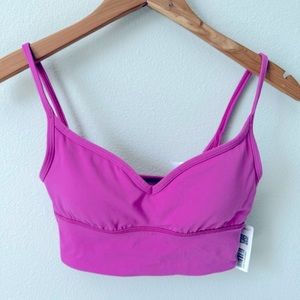 NWT Lululemon Align Sweetheart Bra *Light Support, A/B Cup Pow Pink Tone Size 6